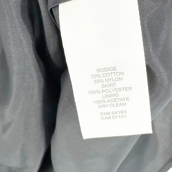 NWT Eliza J Lace & Faille Scalloped Black Dress Size 4 - Picture 6 of 8